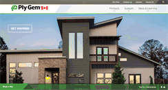 Desktop Screenshot of plygem.ca